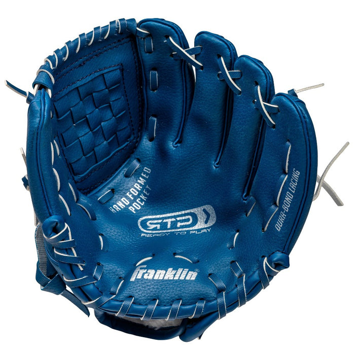 Franklin Sports 9'' Teeball Glove with Ball - Navy