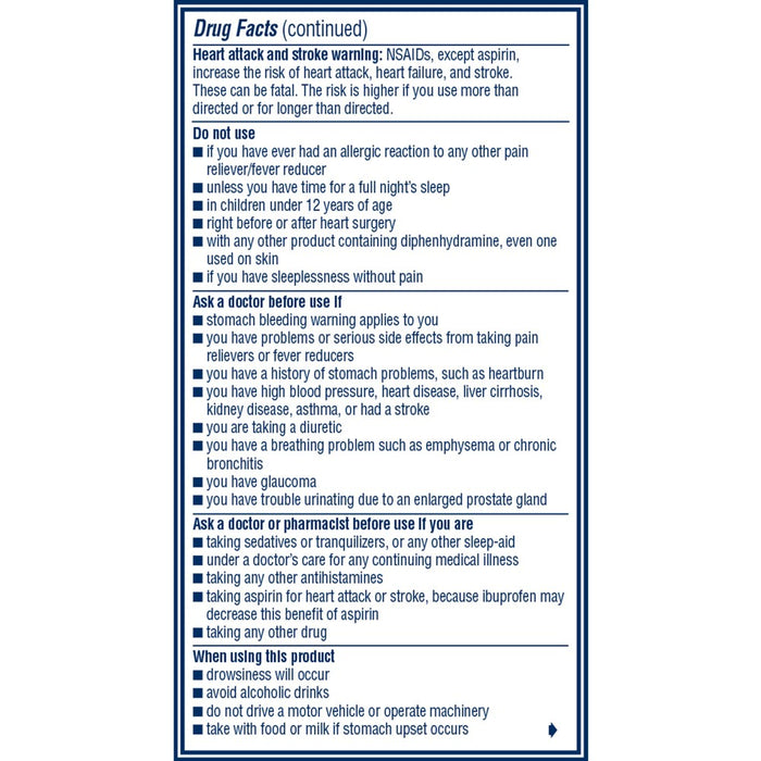 Advil PM Liqui-Gels Pain Reliever/Nighttime Sleep Aid Liquid Filled Capsules - Ibuprofen (NSAID) - 80ct