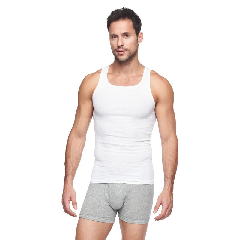 Hanes Premium Men's 6pk Comfort Tank - White S