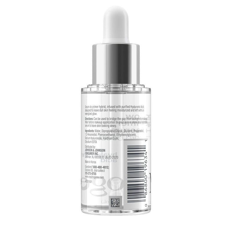 Neutrogena Hydro Boost Glow Booster Primer & Serum, Infused with Purified Hyaluronic Acid