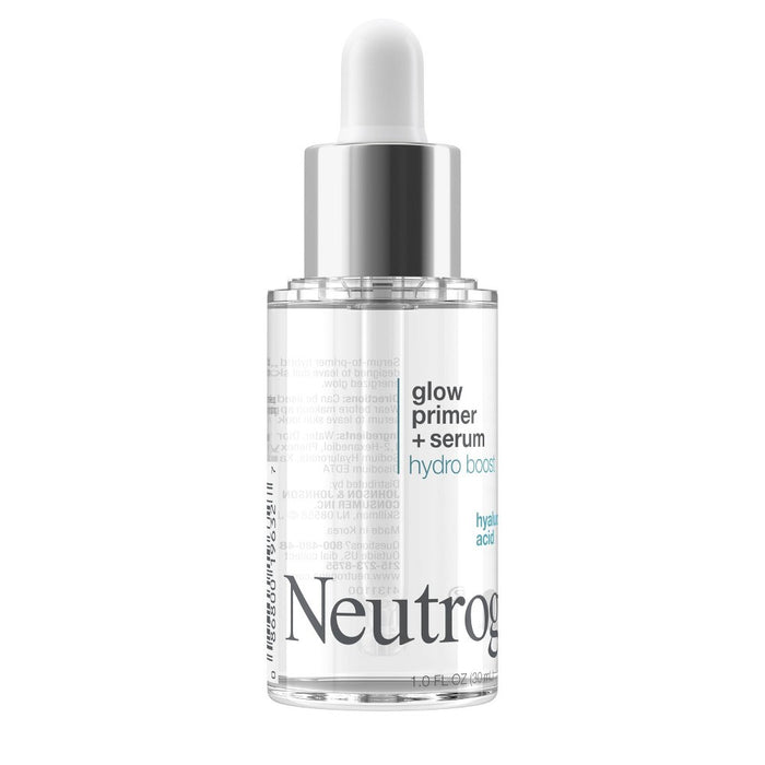 Neutrogena Hydro Boost Glow Booster Primer & Serum, Infused with Purified Hyaluronic Acid