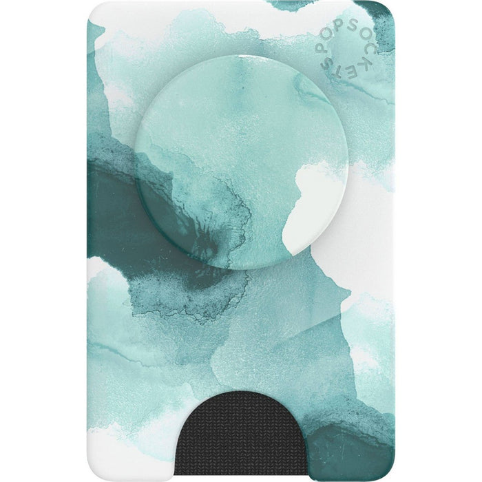 PopSockets PopWallet with PopGrip Cell Phone Grip & Stand - Tourmaline Smoke