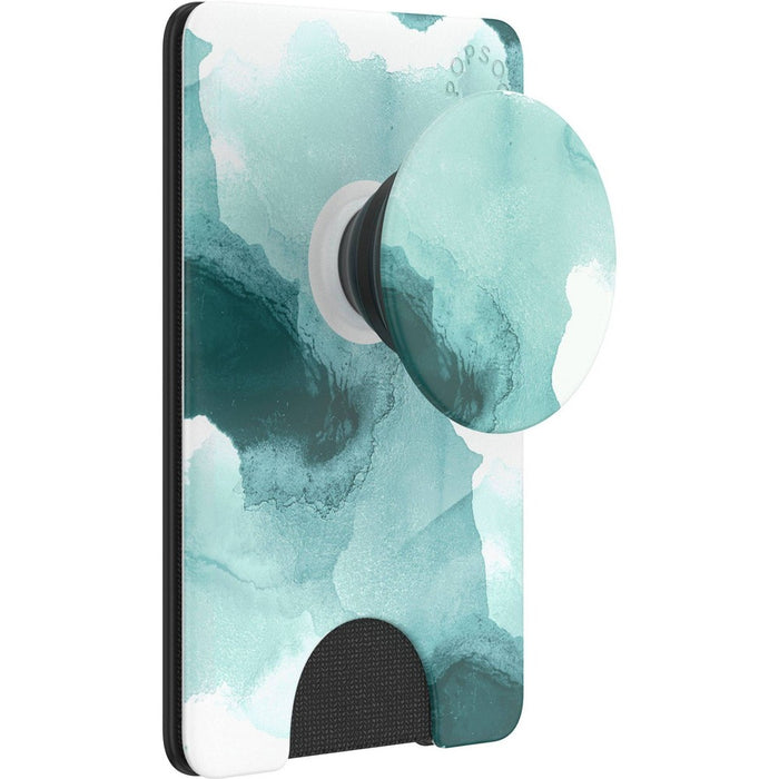 PopSockets PopWallet with PopGrip Cell Phone Grip & Stand - Tourmaline Smoke