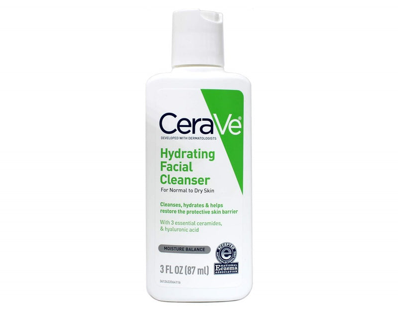 CeraVe Hydrating Cream-to-Foam Face Wash - 3 fl oz