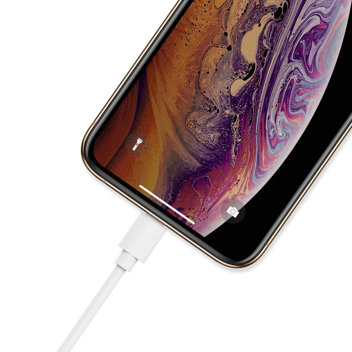 Just Wireless 6' TPU Lightning to USB-A Cable - White