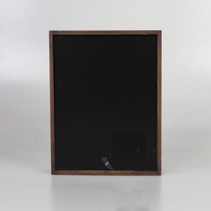 6.5" x 8.5" Matted to 5" x 7" Frame Tabletop Stained Walnut - Threshold