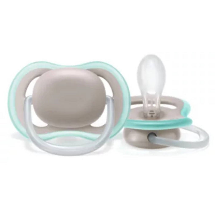 Avent Philips Ultra Air Pacifier 18 Months+ - Beige/Dawn, Blue/Gray - 2pk