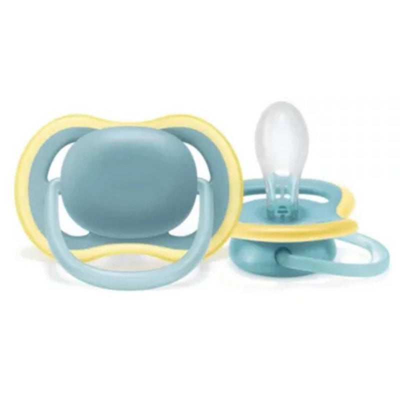 Avent Philips Ultra Air Pacifier 18 Months+ - Beige/Dawn, Blue/Gray - 2pk