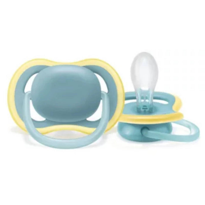 Avent Philips Ultra Air Pacifier 18 Months+ - Beige/Dawn, Blue/Gray - 2pk