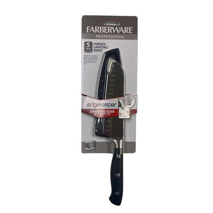 Farberware Edgekeeper 5" Santoku Knife Black/Gray