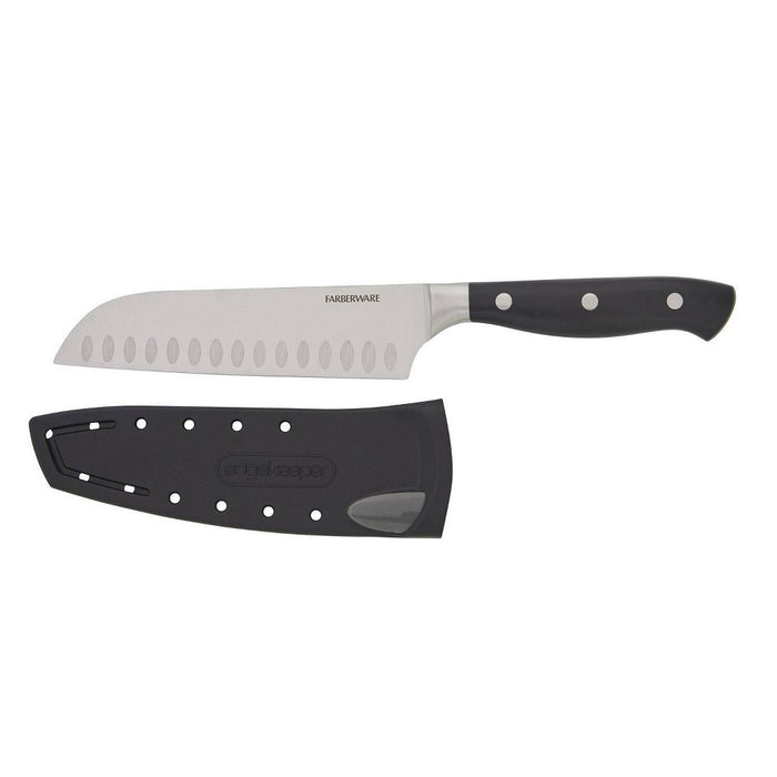 Farberware Edgekeeper 5" Santoku Knife Black/Gray