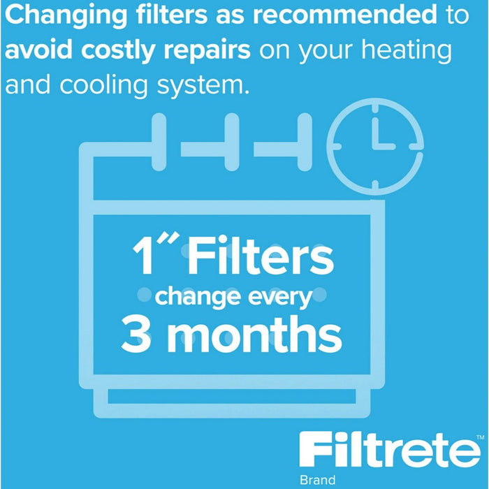 Filtrete 14" x 25" 700 MPR Dust Pollen and Pet Dander Electrostatic Air Filter