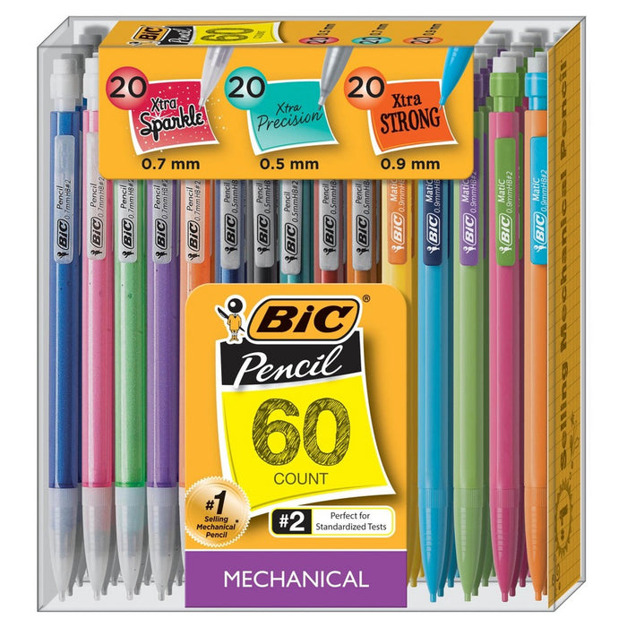 BIC Mechanical #2 Pencil Variety Pack 60ct