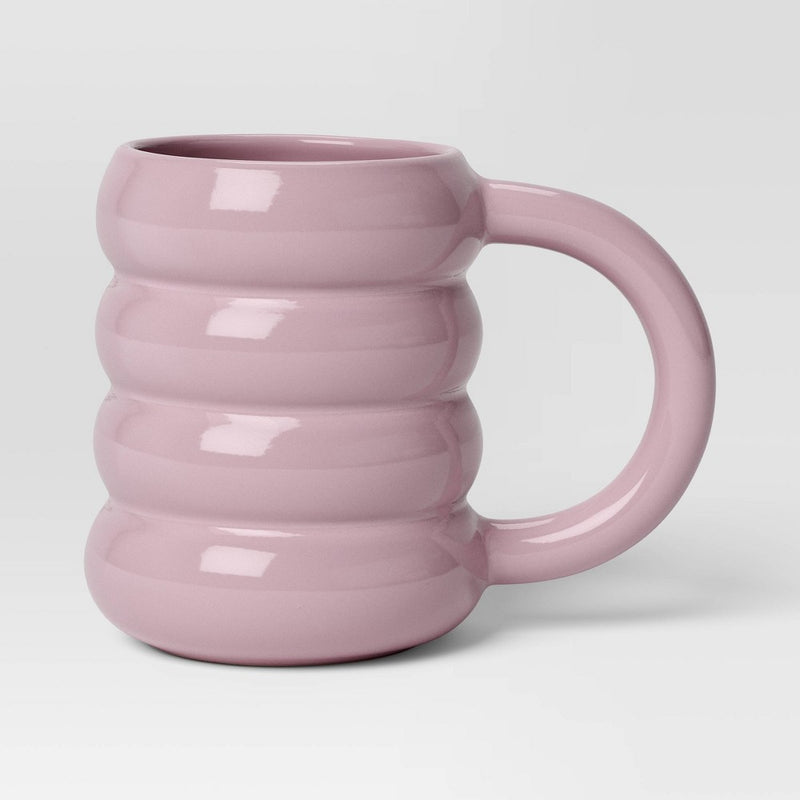 14oz Stoneware Artisan Mug Purple - Room Essentials
