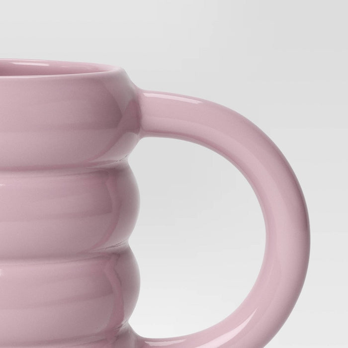 14oz Stoneware Artisan Mug Purple - Room Essentials