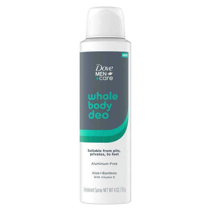 Dove Men+Care Aloe & Bamboo Whole Body Deodorant Spray - 4oz