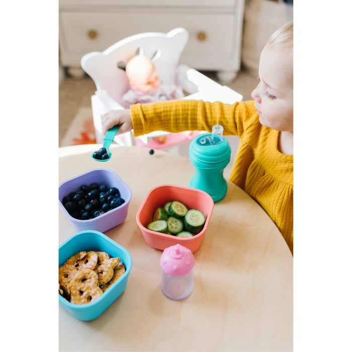 Re-Play 12oz Square Dining Bowl - Pool Blue