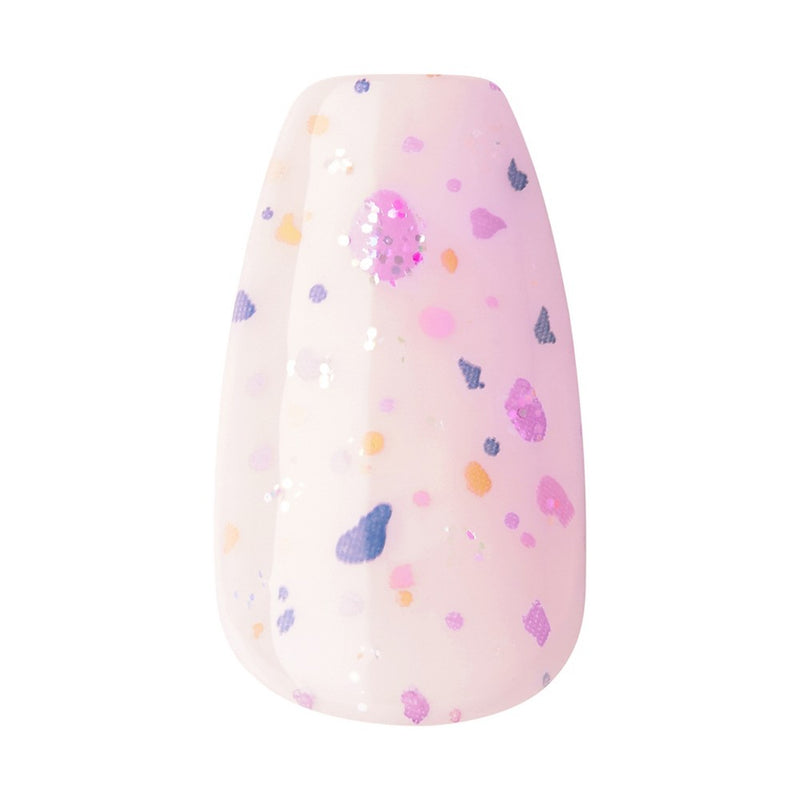KISS Products imPRESS Press-On Manicure Medium Coffin Fake Nails - All I Want - 33ct