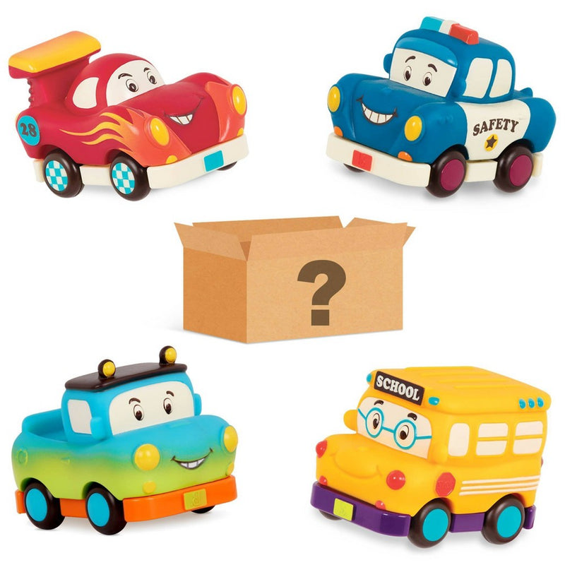 B. toys - Pull-Back Toy Cars - 1 of 4 SURPRISE! - Mini Wheeee-ls!