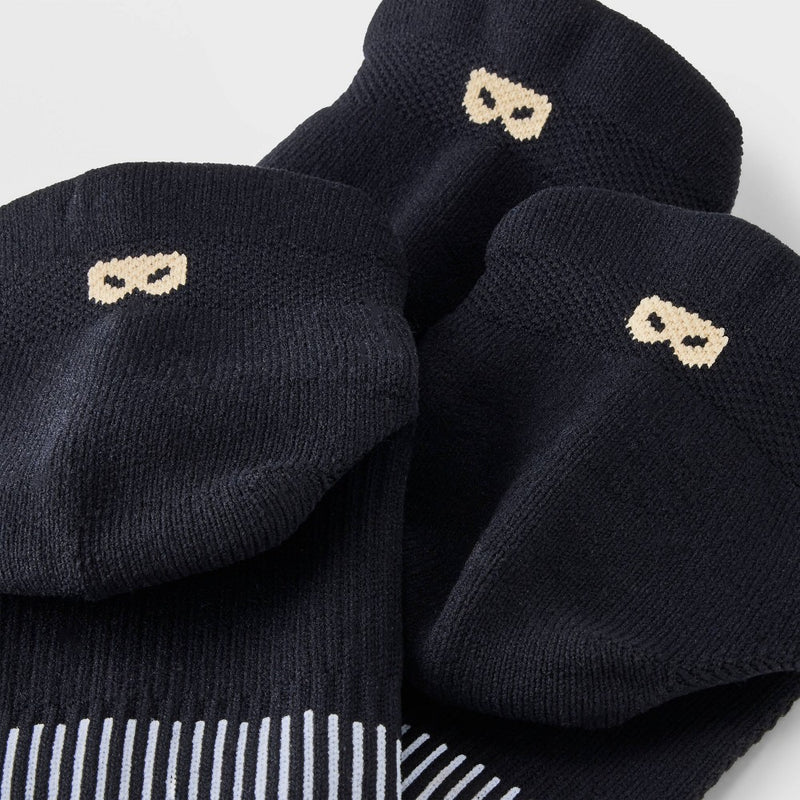 Pair of Thieves Men's SuperCool Low Cut Socks 3pk - Black 6-12
