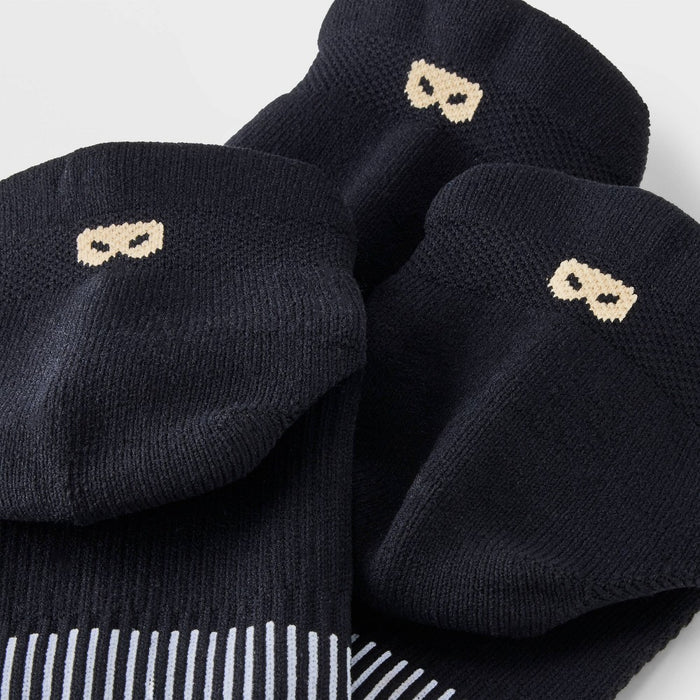 Pair of Thieves Men's SuperCool Low Cut Socks 3pk - Black 6-12