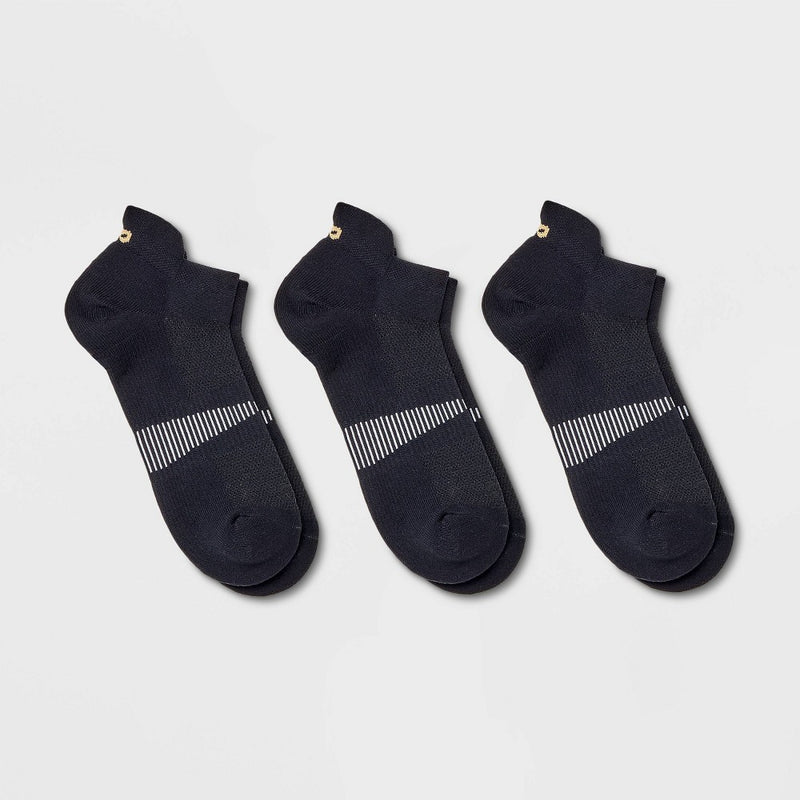 Pair of Thieves Men's SuperCool Low Cut Socks 3pk - Black 6-12