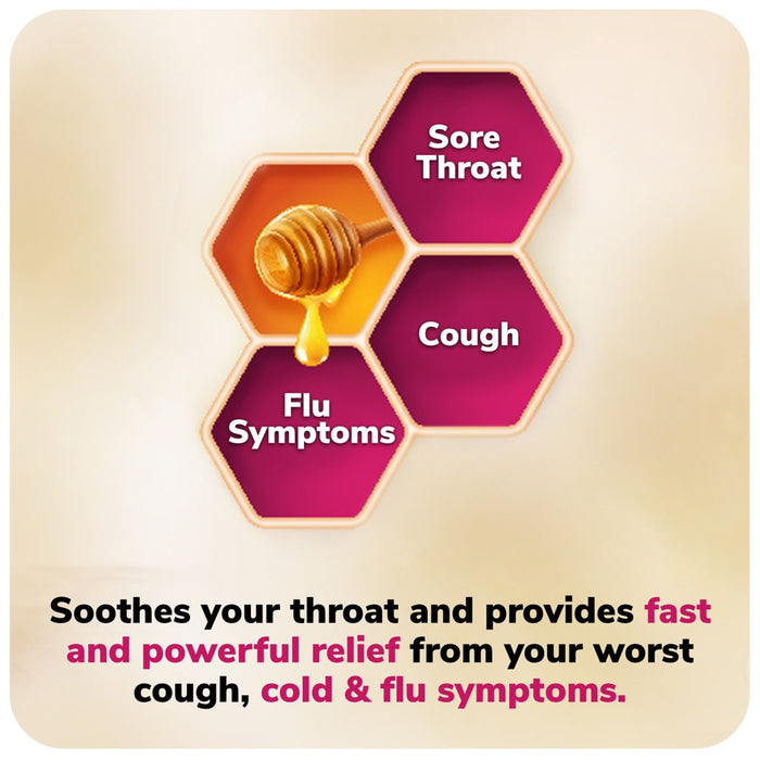 Robitussin Daytime Severe Cough, Flu and Sore Throat Syrup - Honey - 8 fl oz