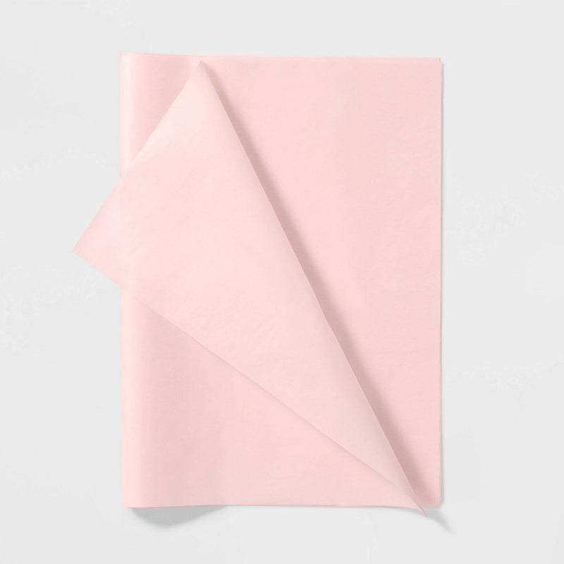 8ct Pegged Tissue Papers Blush Pink - Spritz