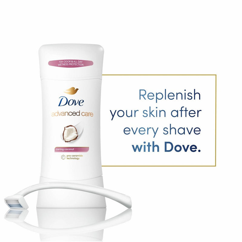 Dove Beauty Advanced Care Caring Coconut 48-Hour Antiperspirant & Deodorant Stick - 2.6oz