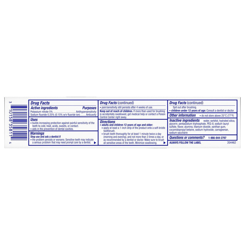 Sensodyne Clinical White Enamel Strengthen Toothpaste - 3.4oz