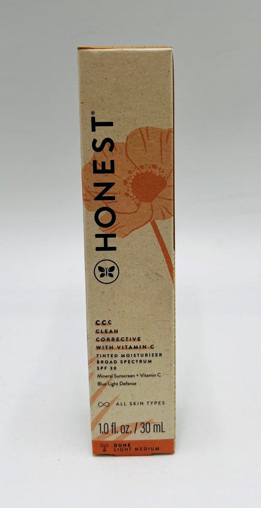 Honest Beauty CC Tinted Moisturizer - Dune Light Medium - SPF 30 - EXP 10/2024