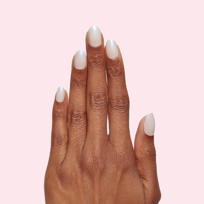 Olive & June Press On Nails - Oval Medium - Pink Goldfish - 42ct: Acrylic Instant Mani, Gloss Finish, 14-Day Wear