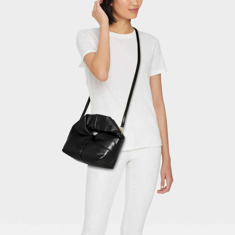 Mini Twist Crossbody Bag - A New Day Black