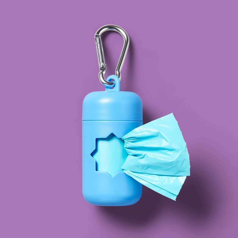 Dog Waste Bag Holder - 1Roll/15ct - Blue - up & up