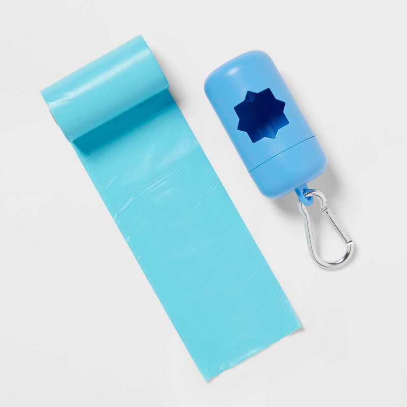 Dog Waste Bag Holder - 1Roll/15ct - Blue - up & up