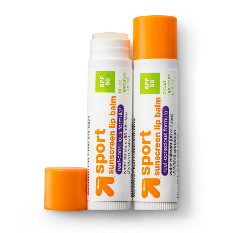 Sport Sunscreen Lip Balm - SPF 50 - 0.3oz - up & up