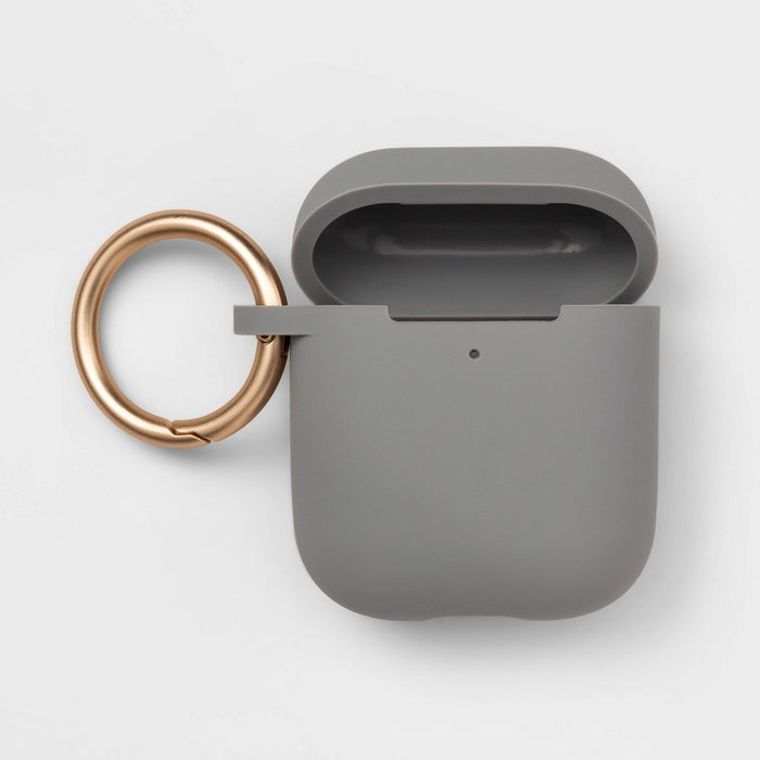 Apple AirPods (1/2 Generation) Silicone Case with Clip - heyday Wild Dove