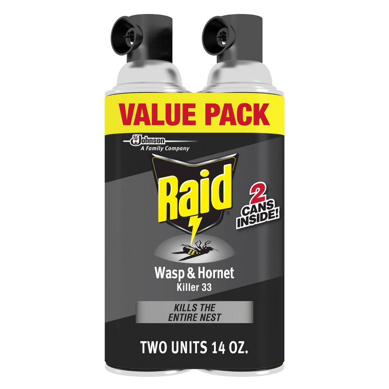 Raid 14oz 2ct Wasp & Hornet KillerTwin Pack