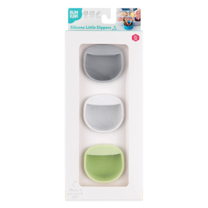 Bumkins Silicone Little Dippers - Taffy - 3pk