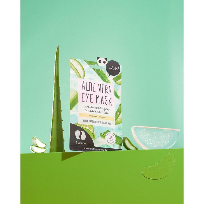 Oh K! Aloe Vera with Collagen & Niacinamide Eye Mask - 0.84 fl oz