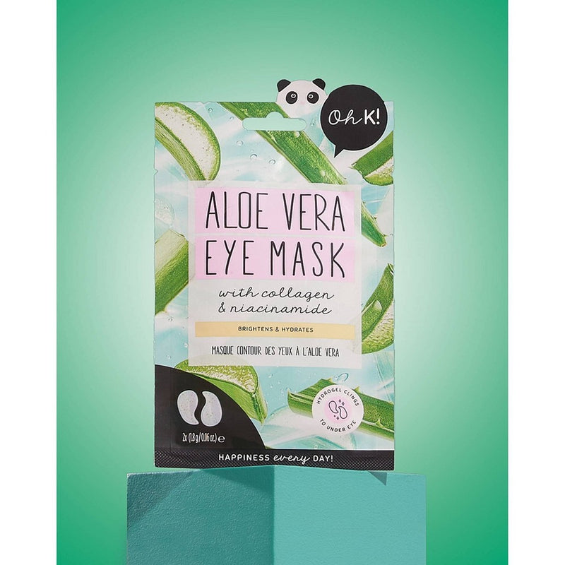 Oh K! Aloe Vera with Collagen & Niacinamide Eye Mask - 0.84 fl oz