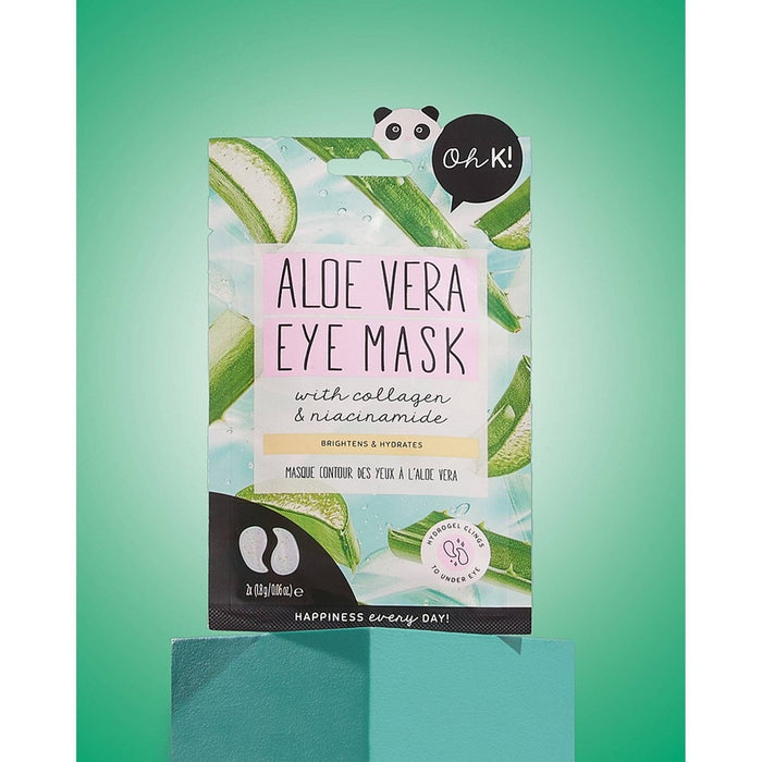 Oh K! Aloe Vera with Collagen & Niacinamide Eye Mask - 0.84 fl oz