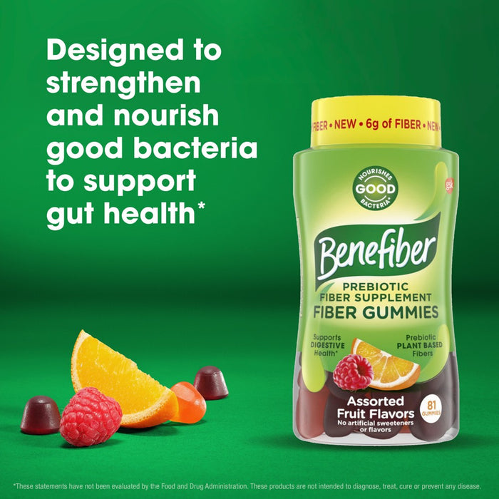 Benefiber Prebiotic Fiber Gummies - 81ct
