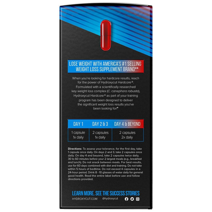 Hydroxycut Hardcore Capsules - 60ct