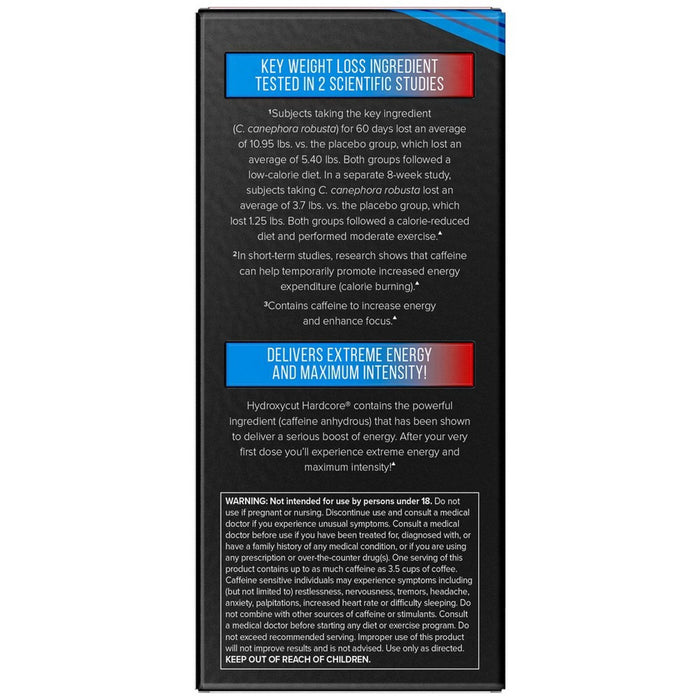 Hydroxycut Hardcore Capsules - 60ct