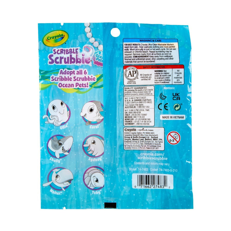 Crayola Scribble Scrubbie Ocean Pets - Assorted Item