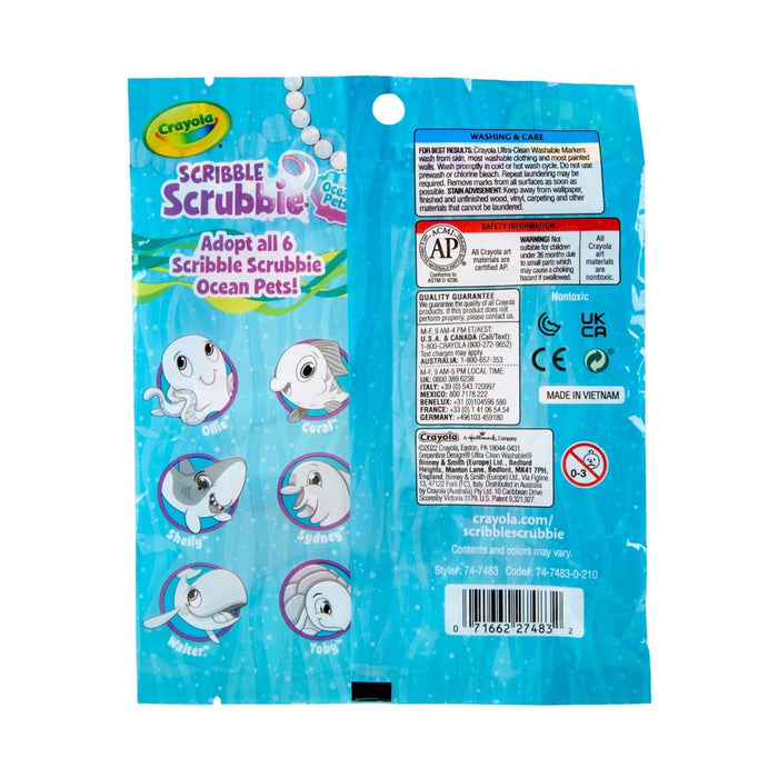 Crayola Scribble Scrubbie Ocean Pets - Assorted Item