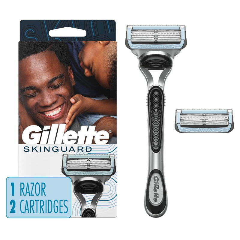 Gillette Skin Guard Razor + 2 Blade Refills
