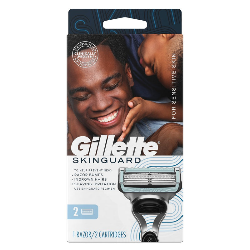 Gillette Skin Guard Razor + 2 Blade Refills