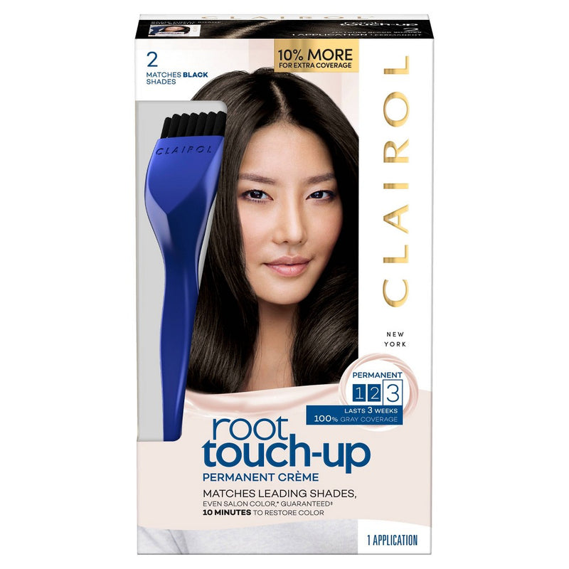 Clairol Root Touch-Up Permanent Hair Color - 2 Black - 1 Kit